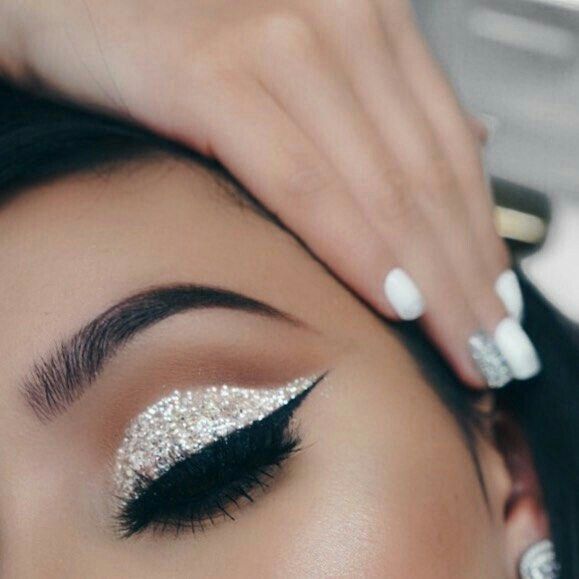 Maquillaje: glitter eyeshadow - 4