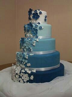 Pasteles: azul - 6