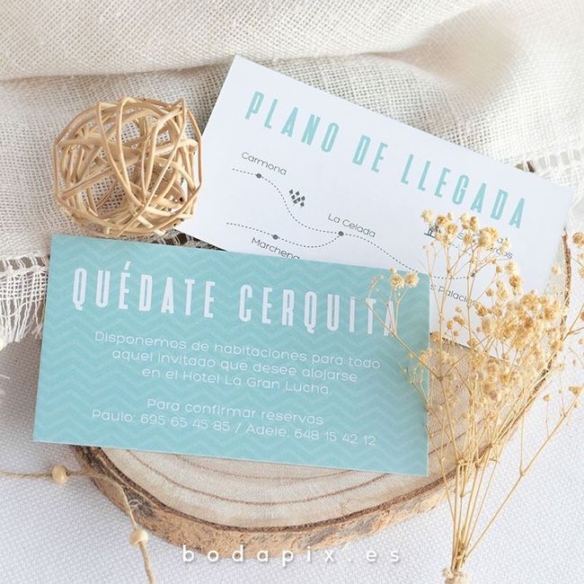 Avísale a tus invitados que tienes transporte u hotel 1