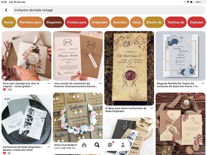 Invitaciones vintage 9