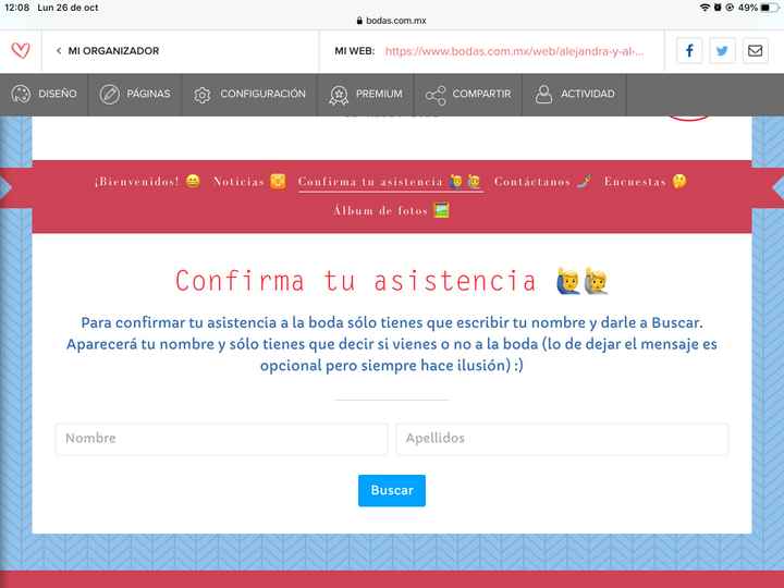 ¿Cómo confirmar los invitados? - 1