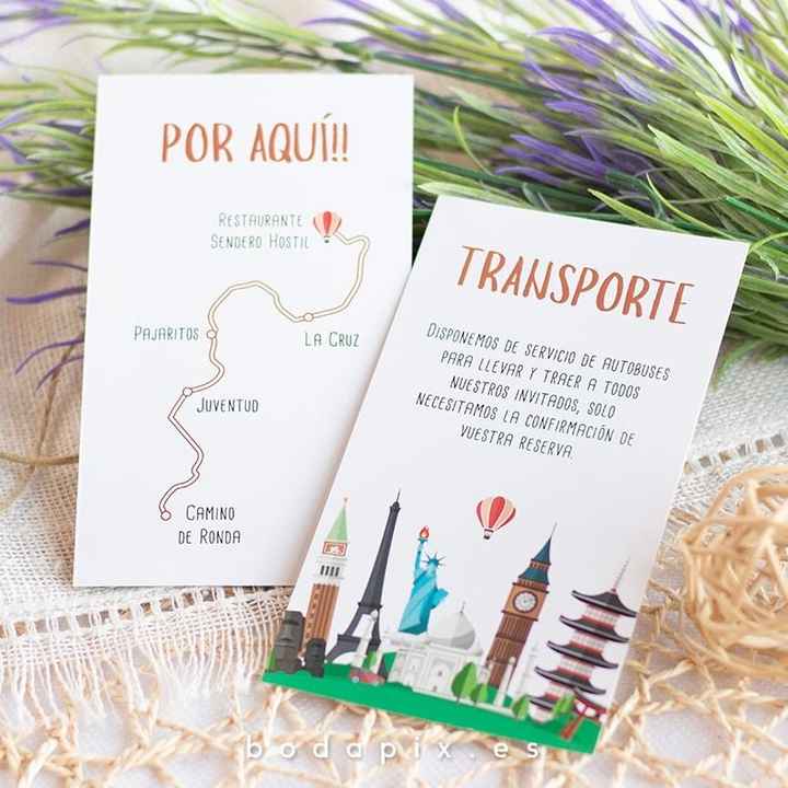 Avísale a tus invitados que tienes transporte u hotel - 2