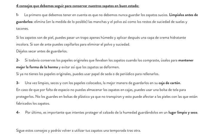 Cuidado de zapatos! - 1