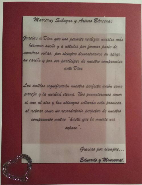 Invitación para padrinos - 2