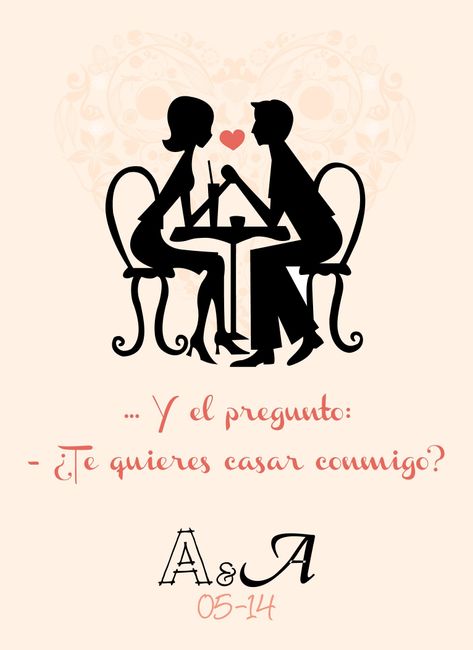 Y asi me dio el anillo!!