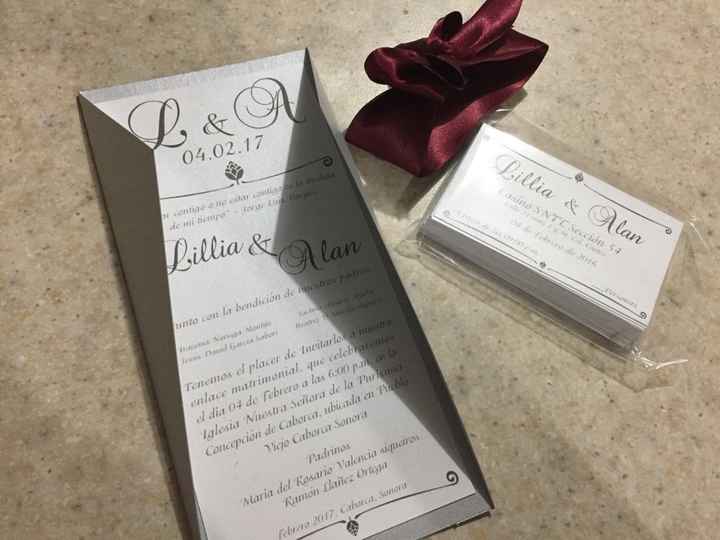 Invitaciones y mesas de regalos! - 2