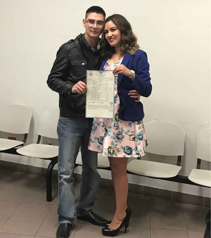Casados legalmente el 6 de enero! - 2