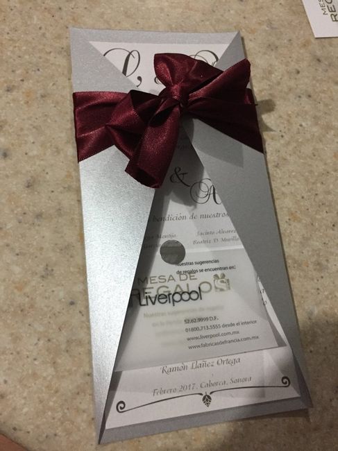Invitaciones y mesas de regalos! - 3