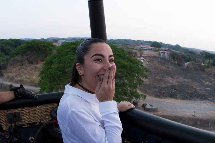 Esta fue mi cara de sorprendida al verla, jaja no fue la mejor pero me encantar recordar esa sensaci