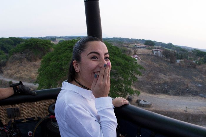 Esta fue mi cara de sorprendida al verla, jaja no fue la mejor pero me encantar recordar esa sensaci