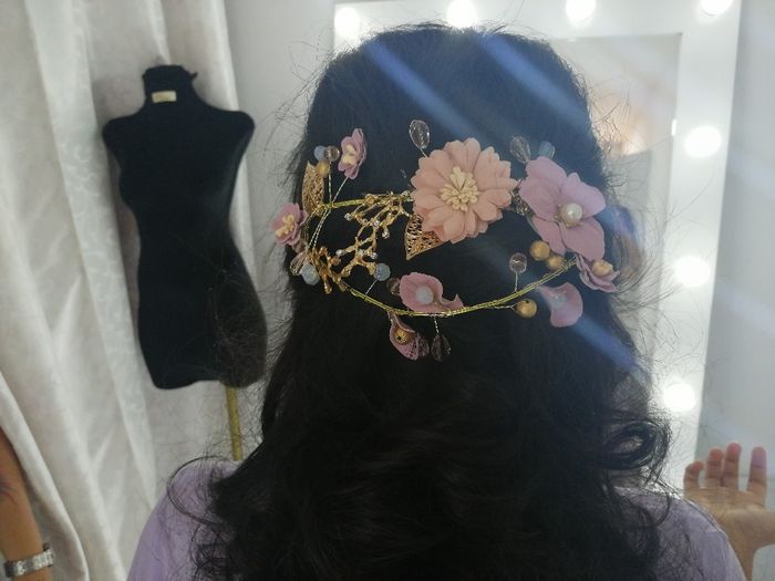 Hoy fue mi prueba de maquillaje y peinado 3