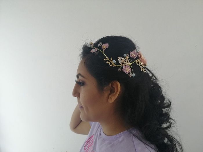 Hoy fue mi prueba de maquillaje y peinado 4