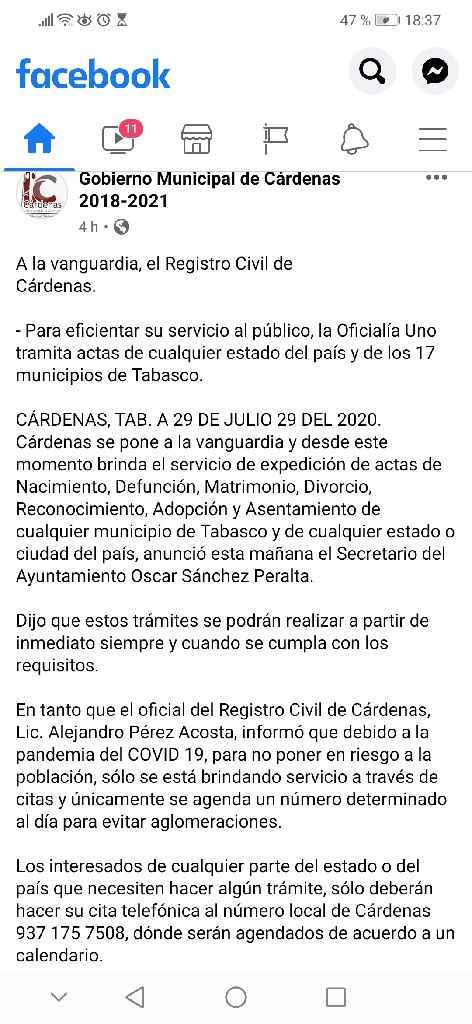Info registro civil - 1