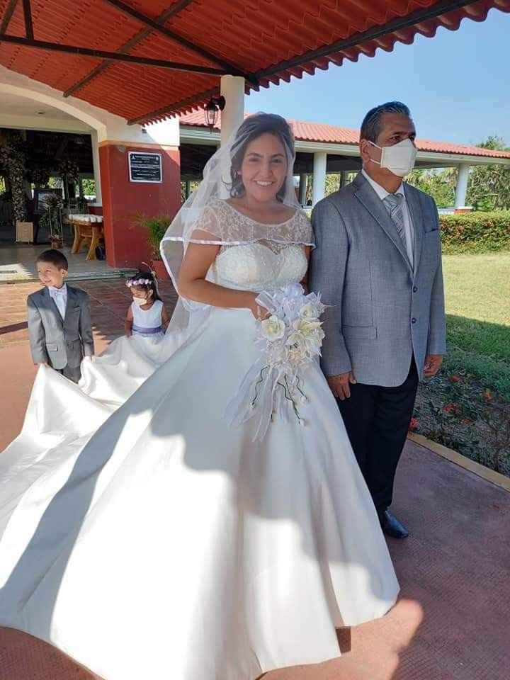 Mi velo de aliexpress en la boda - 1