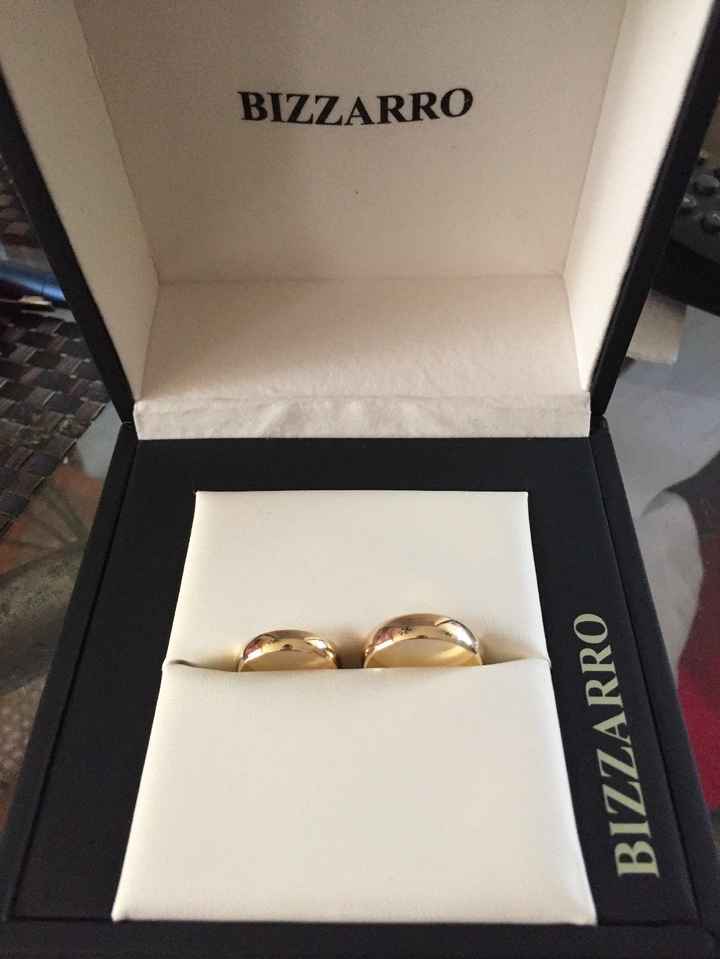al fin nuestros anillos!!!