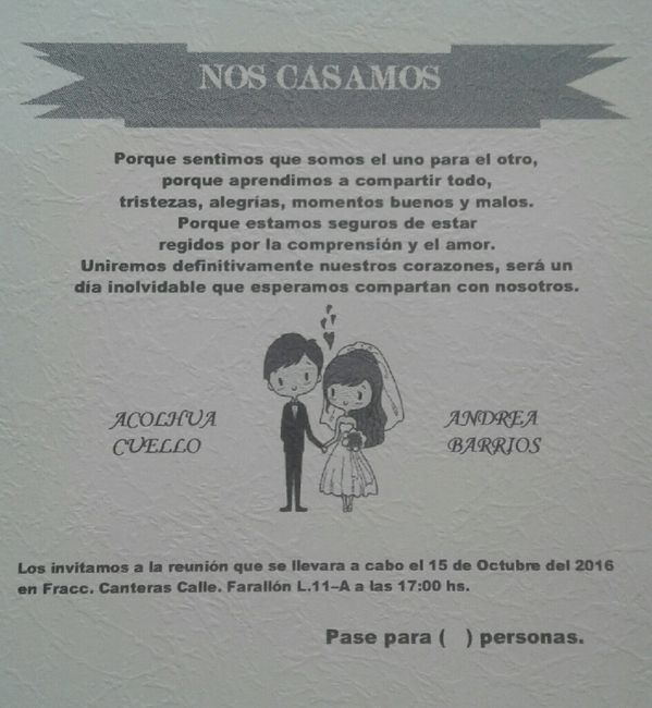 Invitaciones... - 1