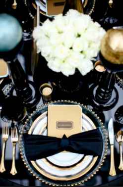Una boda elegantemente negra 