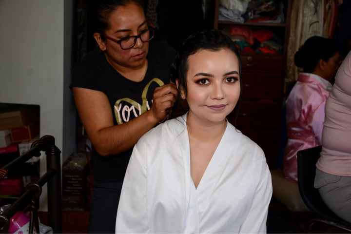 Maquillaje y peinado 👰🏻🤩 - 1