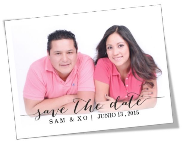 Save the date Sam y Xo