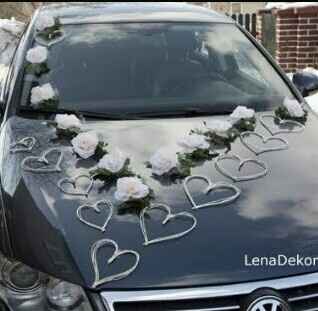 Decoracion de coche de la novi - 3