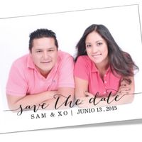 Save the date Sam y Xo
