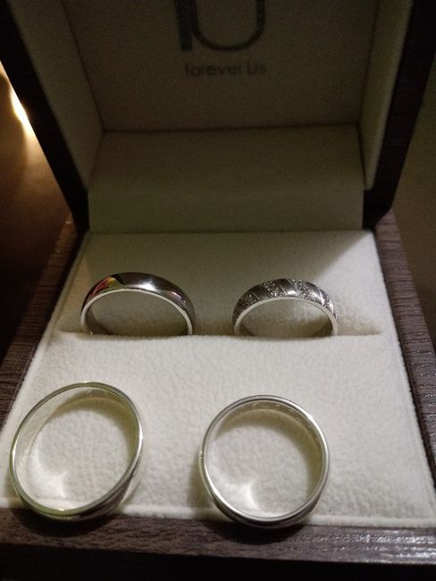 Presuman sus argollas ❤️ 2