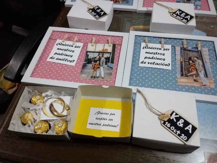 Detalles padrinos, testigos y damas💕 - 1