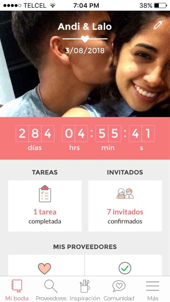 ¿Cuántos días faltan para tu día B? - 1