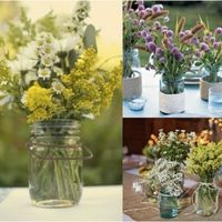pequeñas y hermosas flores, que den mucho color a la boda 