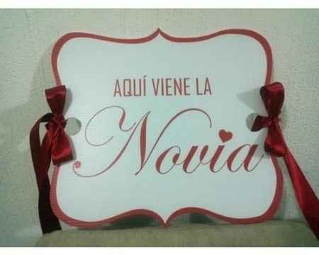 Ayuudaaaaa ! Con letreros para la boda. - 3