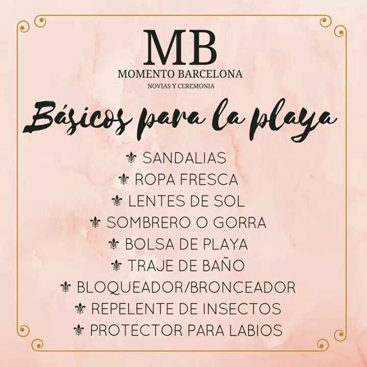 Que no se olvide nada para la luna de miel! - 5