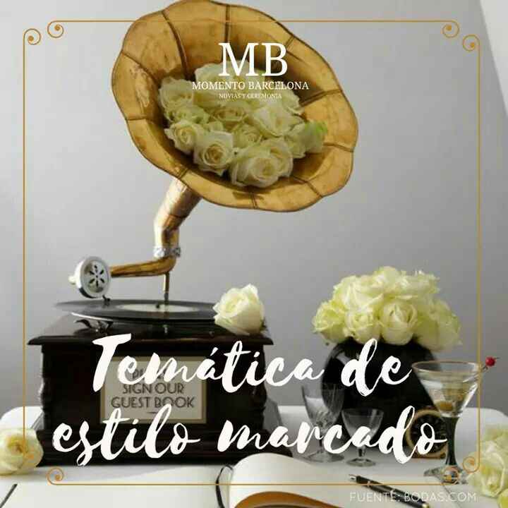 Temáticas de boda - 6