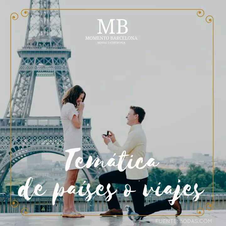 Temáticas de boda - 8