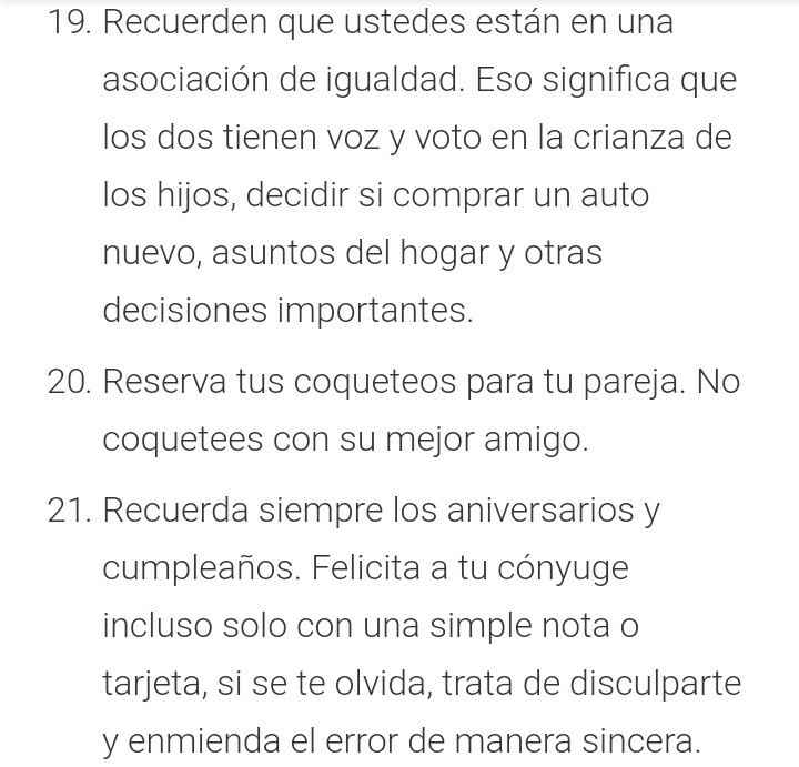 25 consejos para tu matrimonio - 6