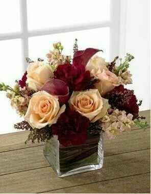 Mi combinación de colores vino y dorado - 7