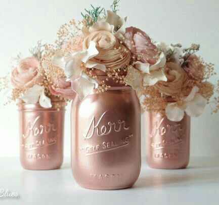 Combinaciones de colores en dorado y rosa - 3