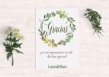 tarjetas de agradecimiento