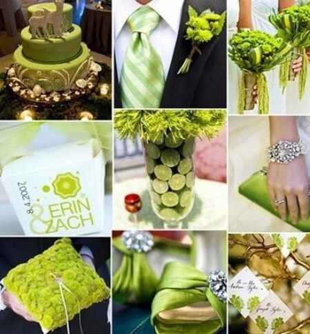 boda verde manzana