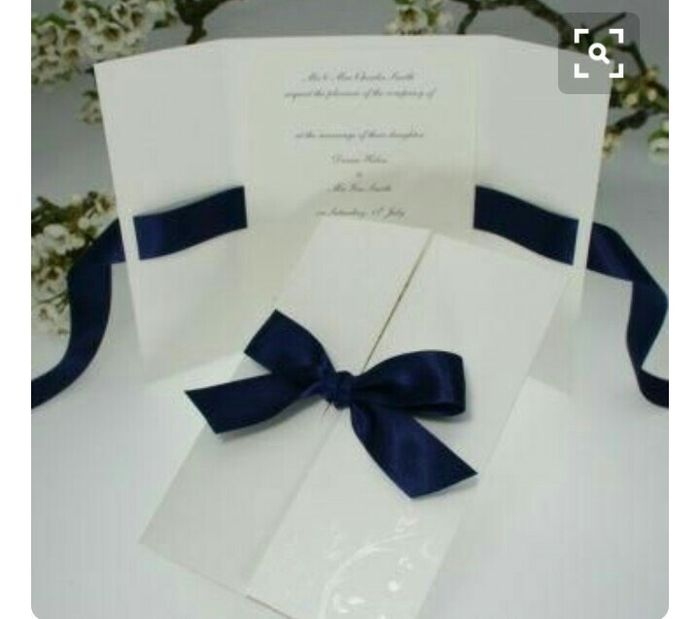 Invitaciones con liston - 2