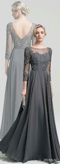Vestidos para las mamás de los novios - 19