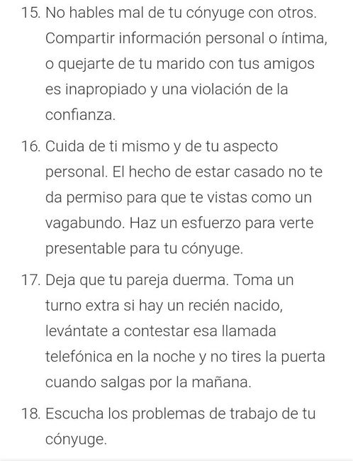 25 consejos para tu matrimonio - 5