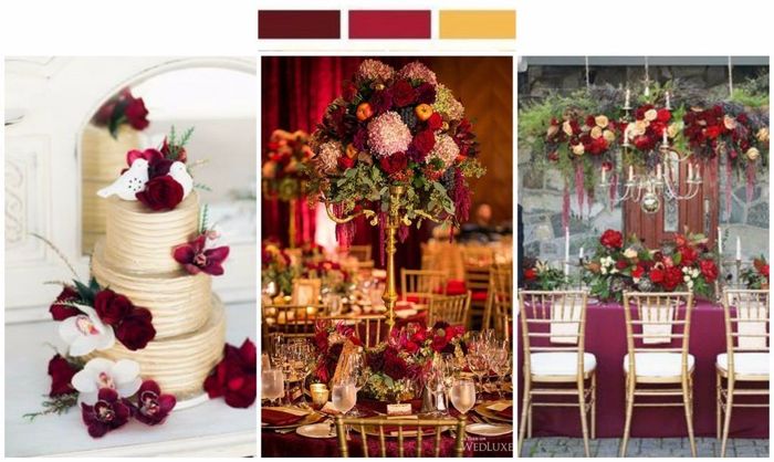 paleta vino con dorado