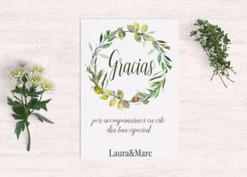 tarjetas de agradecimiento