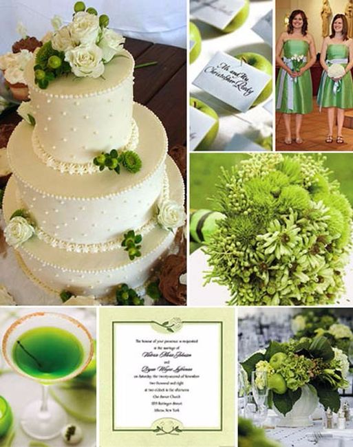 boda verde manzana