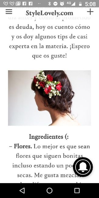 Peinado, tocado y velo - 1