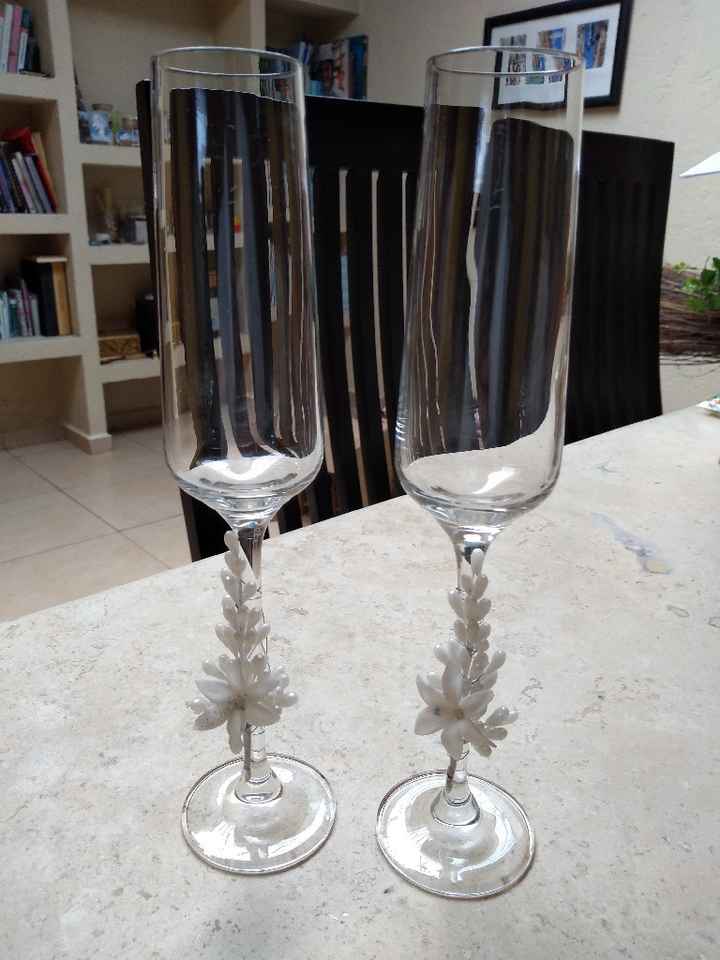 Copas de los novios listas - 1