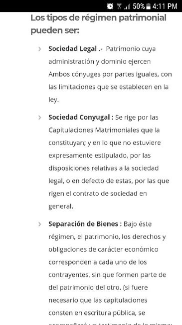 ¿sociedad conyugal o bienes separados ? - 1
