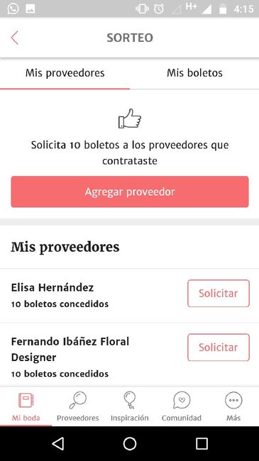 Cómo le solicito boletos a mi proveedor? - 2