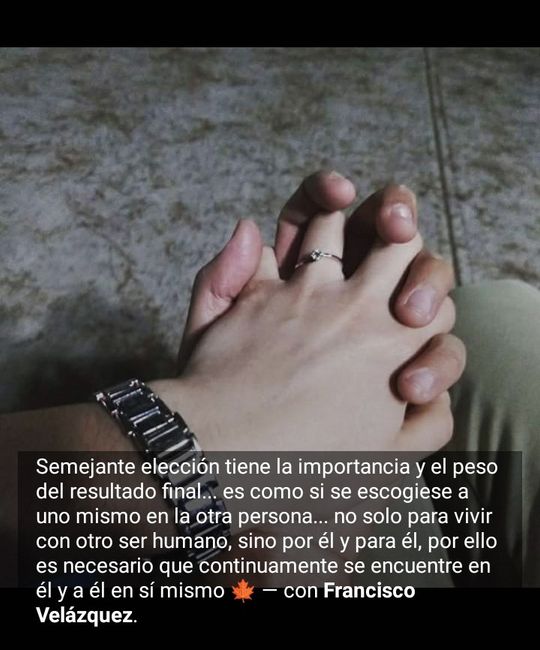 Como anunciaron su compromiso en redes sociales - 1