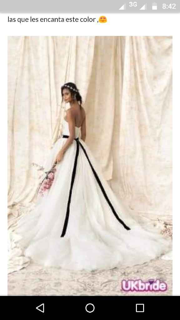 ¿usarías un vestido negro o con aplicación negra? - 2